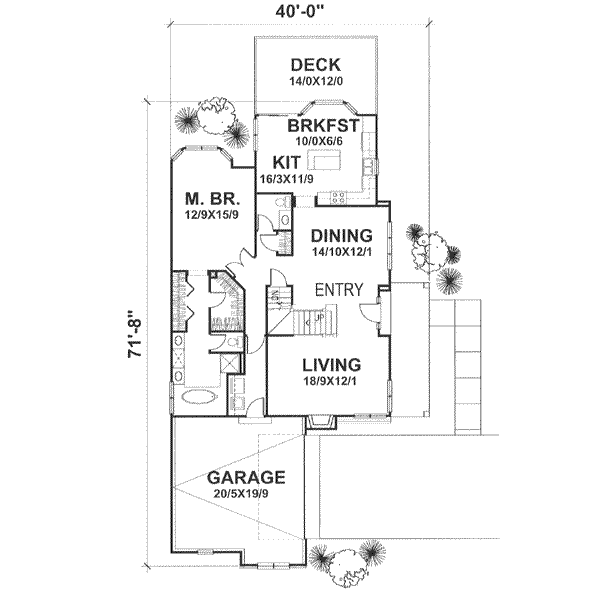 Main Floor Plan: 15-809