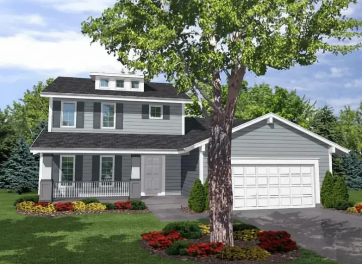 Craftsman house plans 15-812 - front exterior, 1,719 sq ft, 4 bed, 2 bath house plans | Monster House Plans