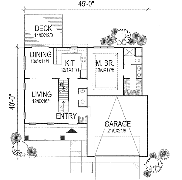 Main Floor Plan: 15-812