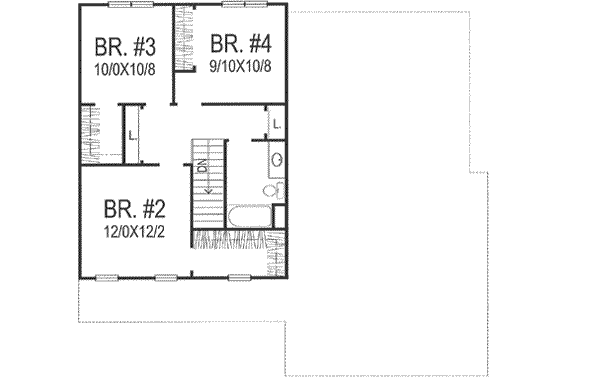 Upper/Second Floor Plan: 15-812