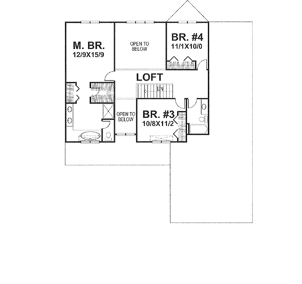 Upper/Second Floor Plan: 15-813
