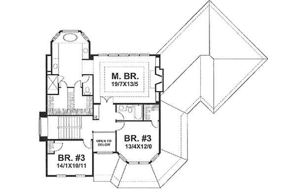 Upper/Second Floor Plan: 15-816