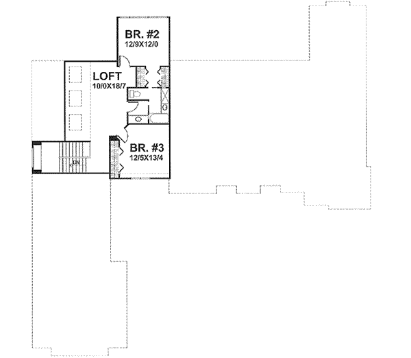 Upper/Second Floor Plan: 15-818