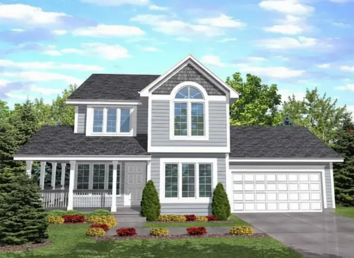 Traditional house plans 15-820 - front exterior, 1,638 sq ft, 4 bed, 3 bath house plans | Monster House Plans
