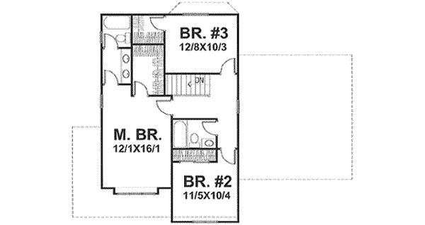 Upper/Second Floor Plan: 15-820