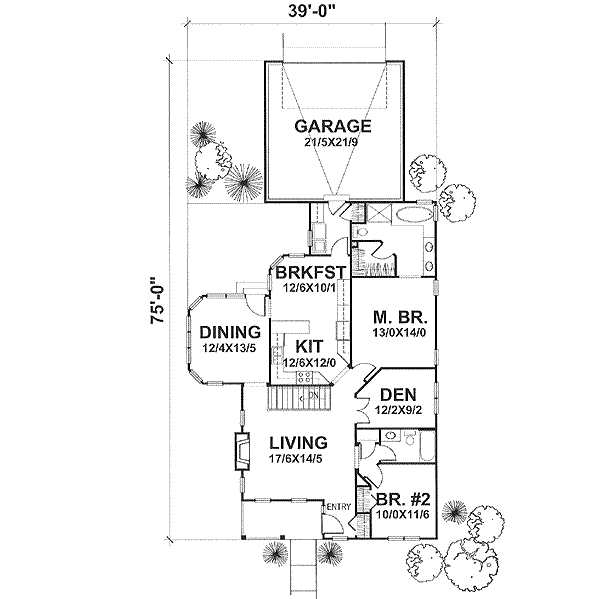 Main Floor Plan: 15-821