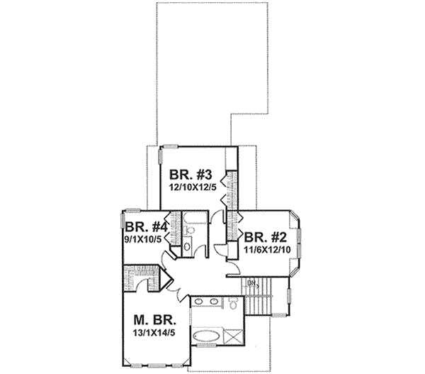 Upper/Second Floor Plan: 15-823