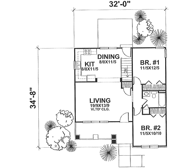 Main Floor Plan: 15-825