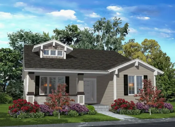 Craftsman house plans 15-828 - front exterior, 1,800 sq ft, 3 bed, 2 bath house plans | Monster House Plans