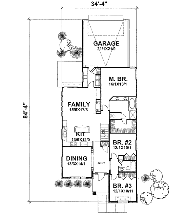 Main Floor Plan: 15-829