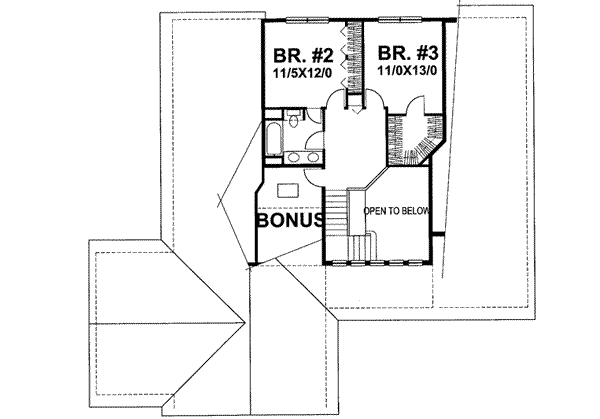 Upper/Second Floor Plan: 15-830