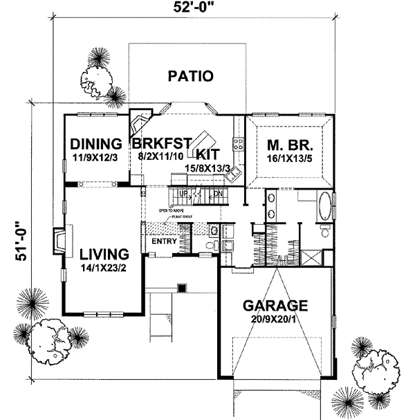 Main Floor Plan: 15-833