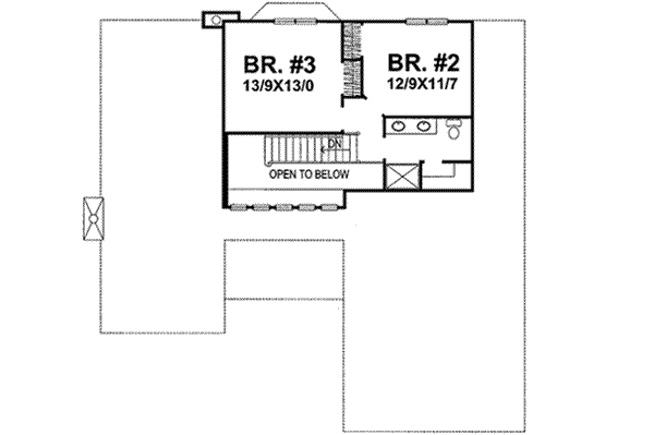 Upper/Second Floor Plan: 15-833