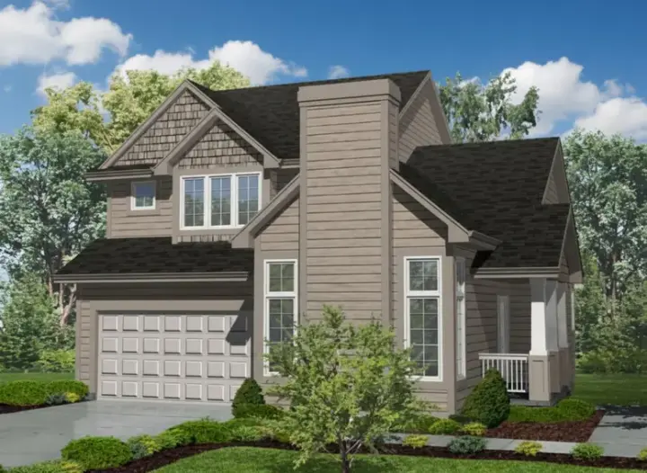 Traditional house plans 15-834 - front exterior, 1,898 sq ft, 3 bed, 2 bath house plans | Monster House Plans