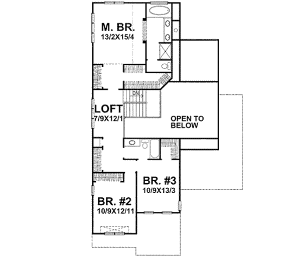 Upper/Second Floor Plan: 15-835