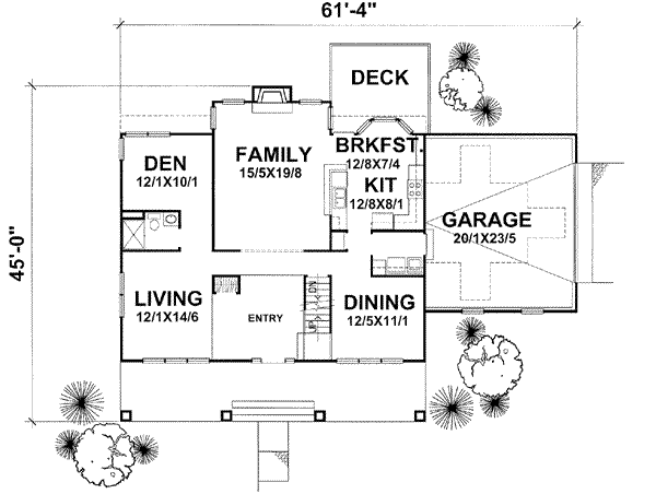 Main Floor Plan: 15-836