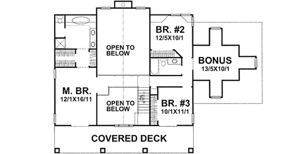 Upper/Second Floor Plan: 15-836