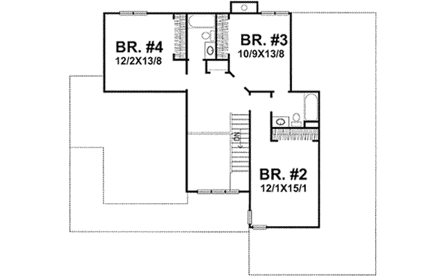 Upper/Second Floor Plan: 15-838