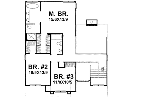 Upper/Second Floor Plan: 15-840