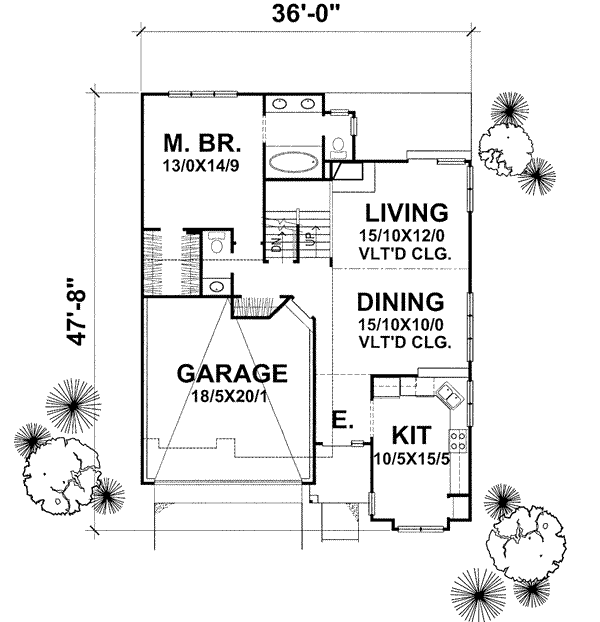Main Floor Plan: 15-841