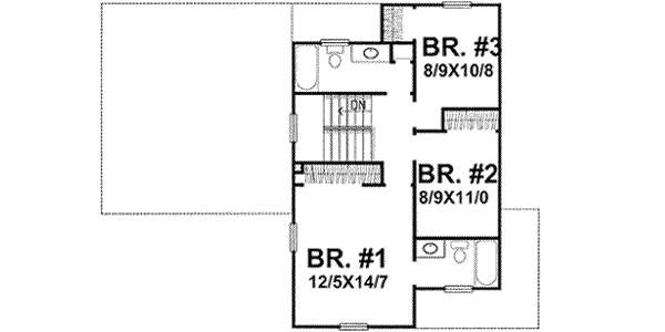 Upper/Second Floor Plan: 15-848