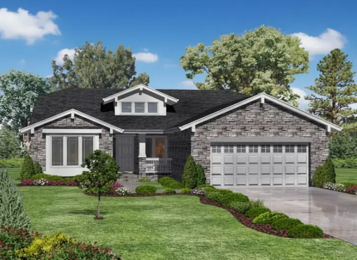 Craftsman house plans 15-850 - front exterior, 1,901 sq ft, 3 bed, 2 bath house plans | Monster House Plans