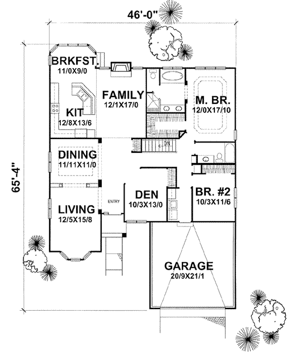 Main Floor Plan: 15-851