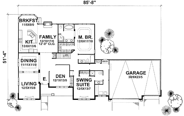 Main Floor Plan: 15-852