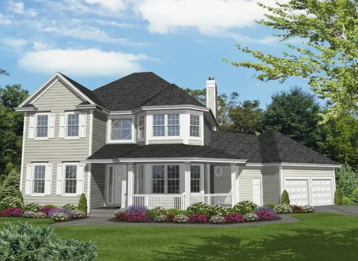 Traditional house plans 15-861 - front exterior, 2,812 sq ft, 3 bed, 2 bath house plans | Monster House Plans