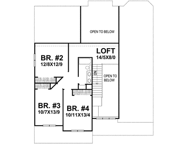 Upper/Second Floor Plan: 15-862