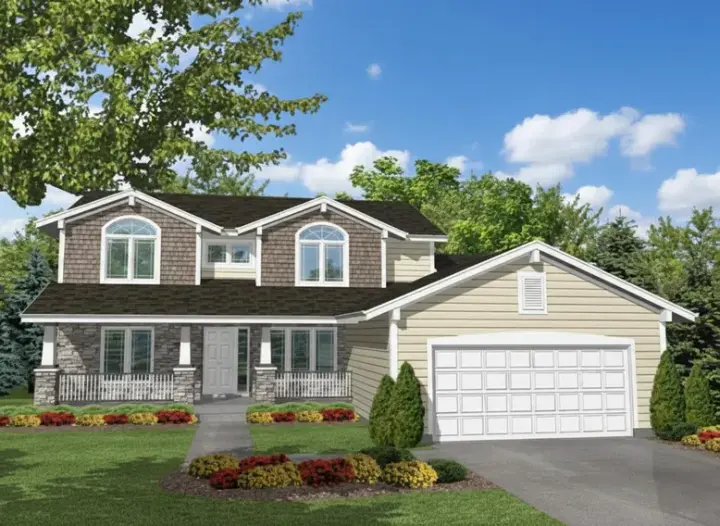 Craftsman house plans 15-863 - front exterior, 2,653 sq ft, 5 bed, 3 bath house plans | Monster House Plans