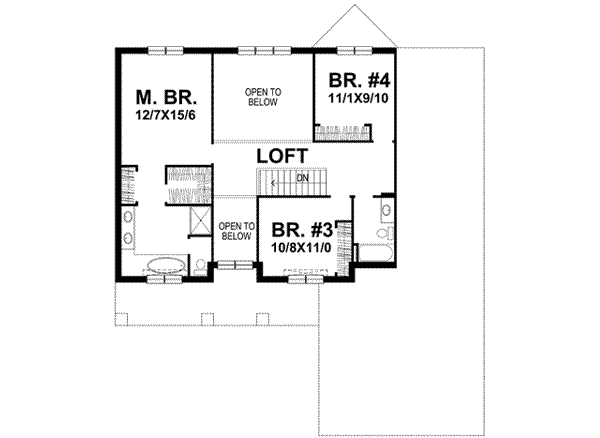 Upper/Second Floor Plan: 15-863