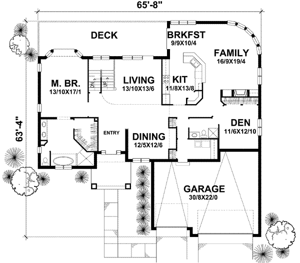 Main Floor Plan: 15-864