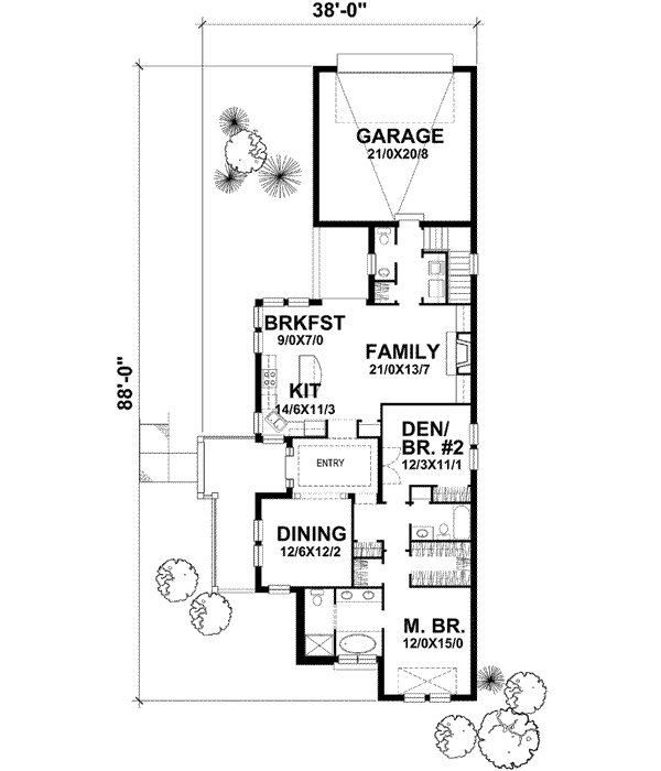 Main Floor Plan: 15-865