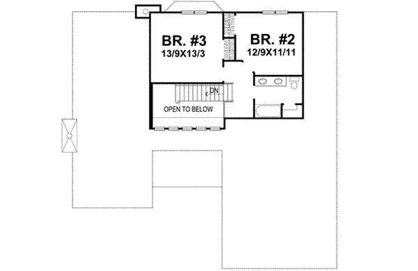 Upper/Second Floor Plan: 15-866