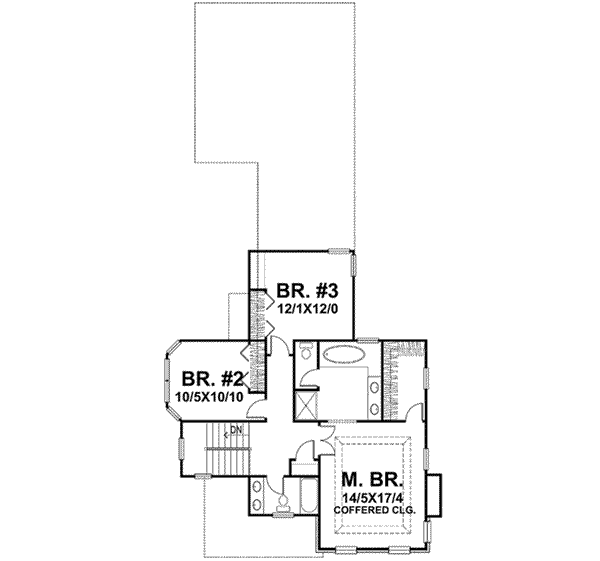 Upper/Second Floor Plan: 15-869