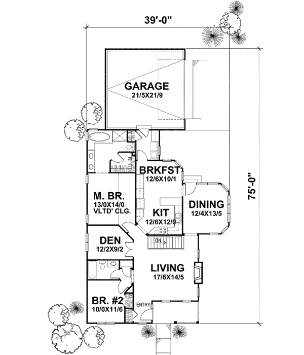 Main Floor Plan: 15-870