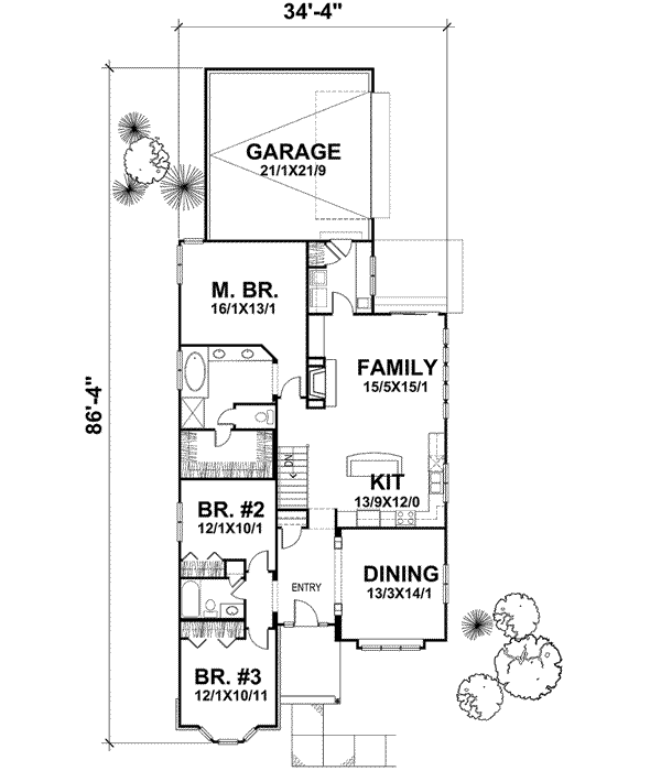 Main Floor Plan: 15-871