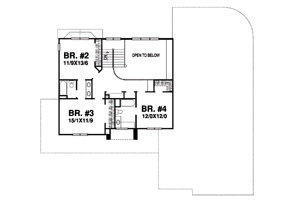 Upper/Second Floor Plan: 15-872