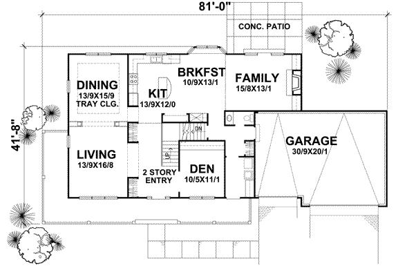 Main Floor Plan: 15-875
