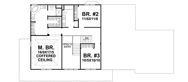 Upper/Second Floor Plan: 15-875
