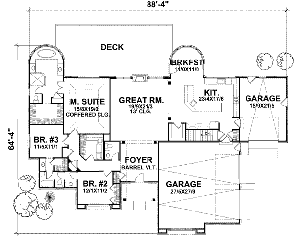 Main Floor Plan: 15-877