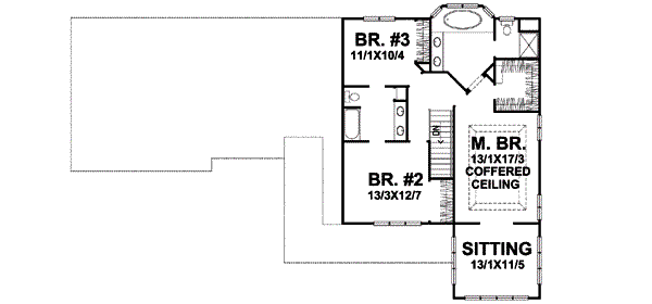 Upper/Second Floor Plan: 15-878
