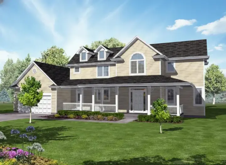 Country house plans 15-879 - front exterior, 2,218 sq ft, 3 bed, 2 bath house plans | Monster House Plans
