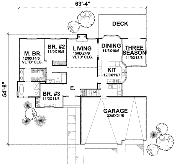 Main Floor Plan: 15-880