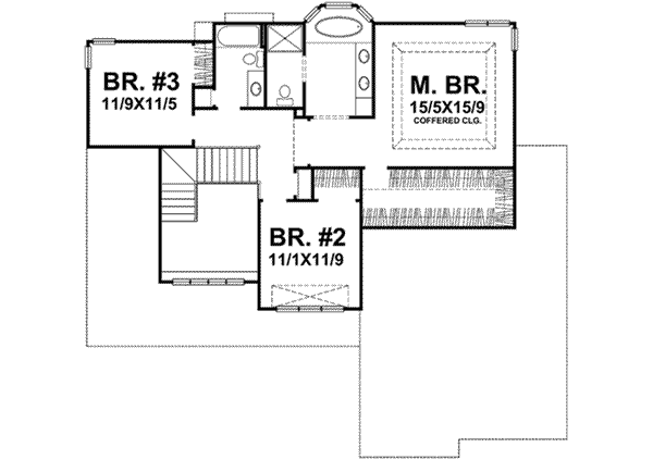 Upper/Second Floor Plan: 15-881