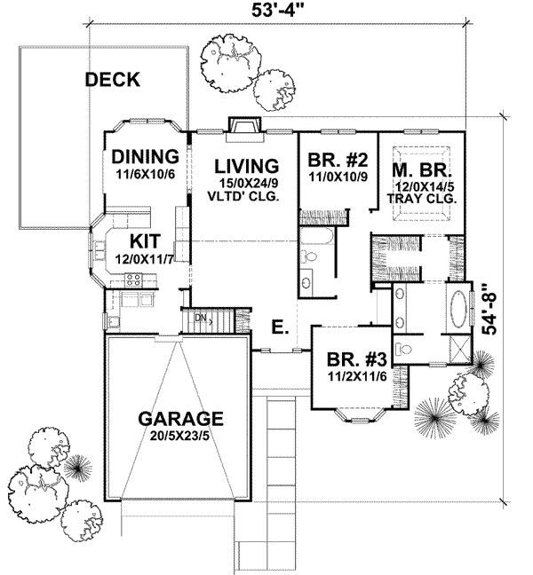 Main Floor Plan: 15-883