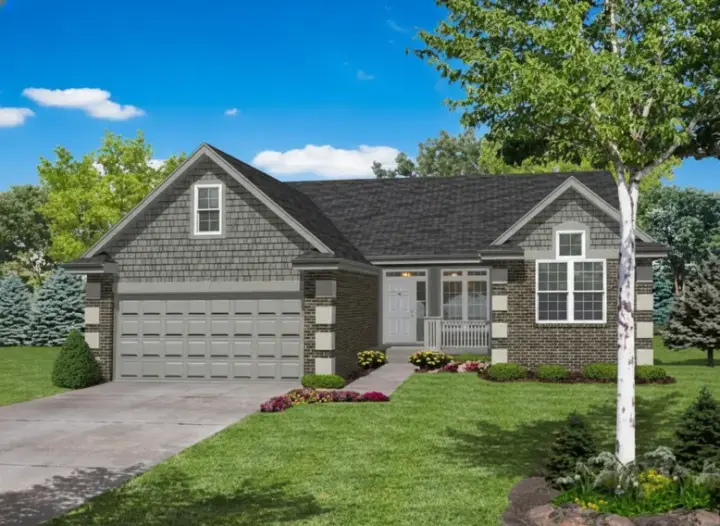 Traditional house plans 15-886 - front exterior, 1,725 sq ft, 3 bed, 2 bath house plans | Monster House Plans