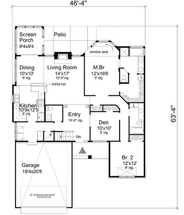 Main Floor Plan: 15-886