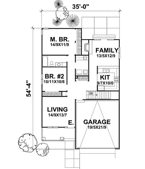 Main Floor Plan: 15-887